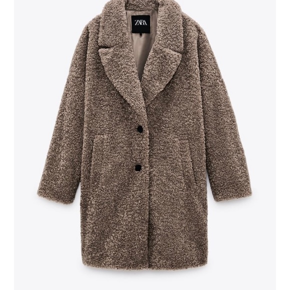 Zara oversized teddy coat - Picture 7 of 12